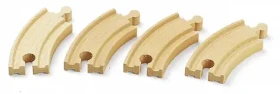 BRIO Krátké zatáčky 90 mm 4 ks