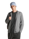 Pánská merino mikina ICEBREAKER Mens Merino 360 Realfleece Elem LS Zip Hood, Metro Heather velikost: L