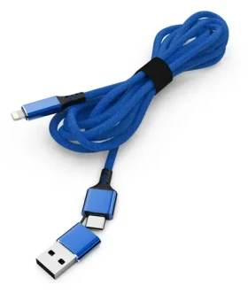 Smrter Speedy modrá / Nabíjecí a datový kabel / Lightning / 100 cm (SMRTER_SPEEDY_L_NB)