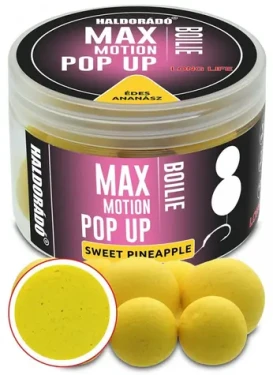 Haldorádó Pop-Up Boilies Max Motion 50g 16+20mm Sladký ananas (HD28793)