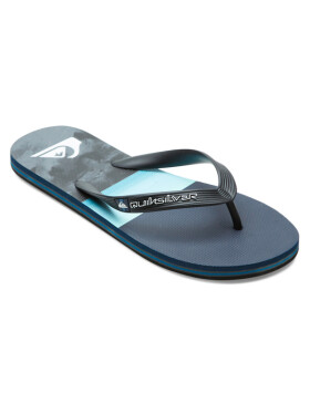 Quiksilver MOLOKAI PANEL BLUE/BLUE/GREY pánské žabky - 41EUR