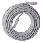 EMOS Patch kabel UTP CAT 5e 10m šedá / AWG26 / PVC (2309010060)