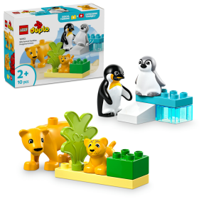 LEGO LEGO® DUPLO® 10442 Rodinky divokých zvířat: Tučňáci a lvi