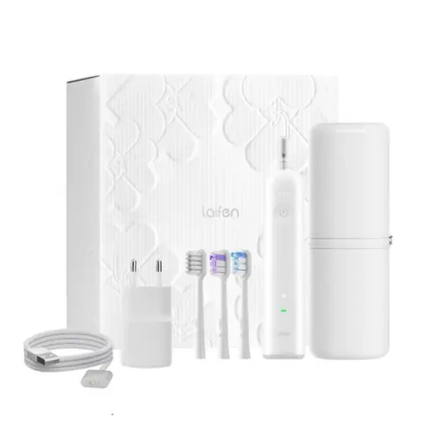 Laifen Wave LFTB01-P offline bílá / Elektrický zubní kartáček / oscilační / 66.000 pulsů/min. / 2 režimy / 3 hlavice (6973833033146)