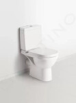 VILLEROY & BOCH - O.novo WC kombi mísa Compact, zadní odpad, DirectFlush, alpská bílá 5689R001
