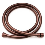 REA - Sprchová hadice proti překroucení Brush Copper 150 cm REA-08031