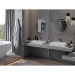 MEXEN - Loft zrcadlo 60, bílý rám 9850-060-060-000-20