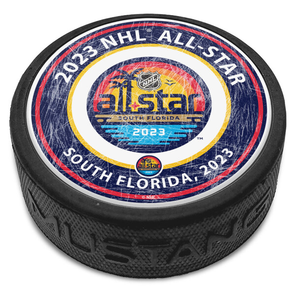 Mustang Puk NHL 2023 All Star Puck - Center Ice