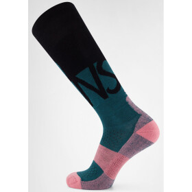Merino ponožky MONS ROYAL Ultra Cushion jasper / black velikost M