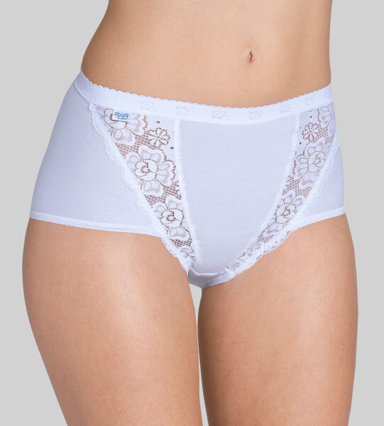 Dámské kalhotky Chic Maxi bílé - Sloggi WHITE 44