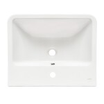Umyvadlo VitrA Integra 55x45 cm otvor pro baterii uprostřed 7049-003-0001 7049-003-0001