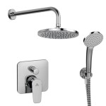 IDEAL STANDARD - Esla Sprchový set s baterií pod omítku, s tělesem, průměr 20 cm, chrom bd577AA