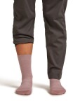 ICEBREAKER Wmns Lifestyle Fine Gauge Crew, Summit/Acid Pink velikost: 40-43 (LXL)