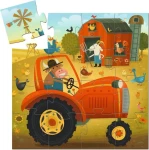 DJECO Puzzle Traktor