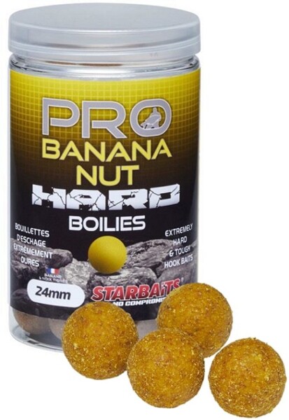 Starbaits Hard Boilies Pro Banana Nut 200g - 24mm,Starbaits Hard Boilies Pro Banana Nut 200g - 24mm