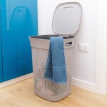DEA HOME Koš na špinavé prádlo WOOLLY 50 L - šedá / antracit