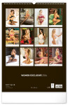 Nástěnný kalendář Women Exclusive 2024, 33 × 46 cm