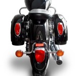 Pevné boční kufry z Abs se zámky, 2x18L