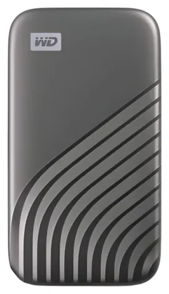WD My Passport SSD 500GB Space Gray / Externí SSD / 2.5" / čtení: 1050 MBs / zápis: 1000MBs / USB 3.2 Gen 2x2 (WDBAGF5000AGY-WESN)