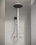 IDEAL STANDARD - ALU+ Sprchový set s baterií, průměr 26 cm, 2 proudy, stříbrná BD584SI