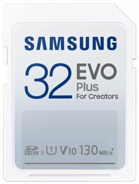 SAMSUNG EVO Plus SDHC 32GB / Class 10 / U1 / čtení až 130MBs / vhodné pro 4K (MB-SC32K/EU)