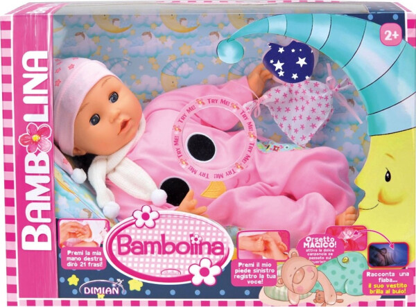 Panenka Bambolina Jasmine s 50 českými slovy