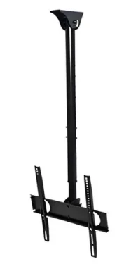 InLine stropní TV držák černá / Stropní TV držák / teleskopický / 32-55" / VESA 400x400 / nosnost 50 kg (23149A)