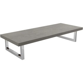CERANO Deska pod umyvadlo Navira Pro + podpěrná konzole - betonově šedá - 70x46x3,6 cm - 6061169