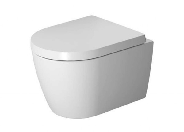 DURAVIT - ME by Starck Závěsné WC, sedátko SoftClose, Rimless, alpská bílá 45300900A1