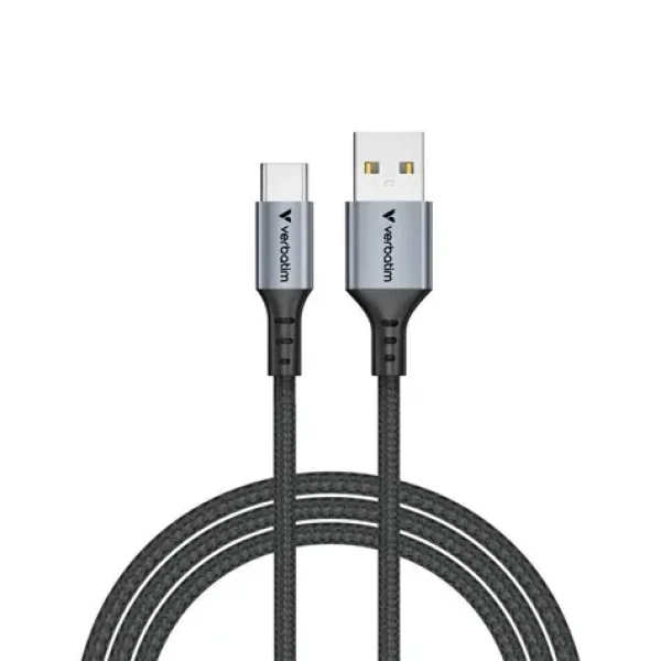 Verbatim Sync Charge USB-A na USB-C černá / Kabel / 18W / 480 Mb/s / 120 cm