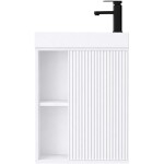CERANO - Umyvadlová skříňka pro WC Sofia - bílá matná - 49,5x62x25 CER-670747