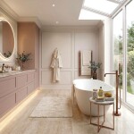REA - Volně stojící baterie Venti Brush Copper REA-B9649