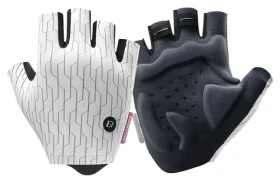 Rockbros MTB cyklistické rukavice bílo-černé / Cyklistické rukavice / Velikost M