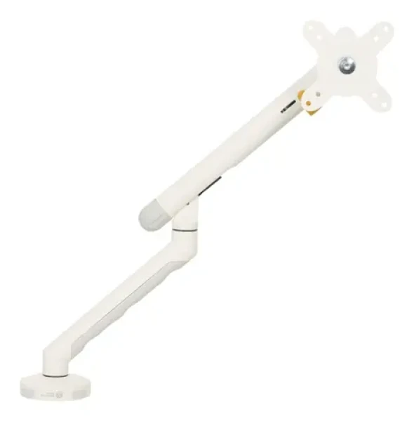 BakkerElkhuizen BE Flexible Single bílá / Stolní rameno pro monitor / VESA 75x75-100x100mm / nosnost 10 kg (BNEBFSW)