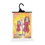 Rappa Dětský kostým - Čertice červená Velikost: 7-9 roků