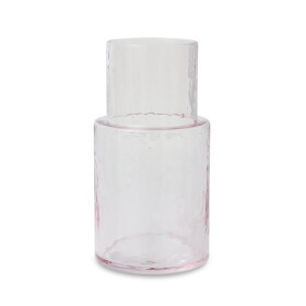 HK living Karafa Tube Blush 800 ml, růžová barva, sklo