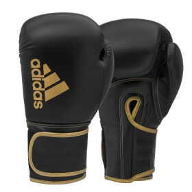 Boxerské rukavice adidas HYBRID 80 ADIH80 černá/zlatá 16 oz