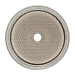 Umyvadlo na desku SAT Purity 36x36 cm černá bez otvoru pro baterii, bez přepadu SATGLA3636BB SATGLA3636BB