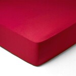 DekorTextil Dětské JERSEY prostěradlo bordó ROZMĚR: (š/d/v) 70 x 140 x 20 cm