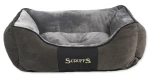 SCRUFFS Pelech Chester Box Bed šedá / Velikost S / 50 x 40 cm / Žinylka / Hranatý s bočnicemi (974-01175)