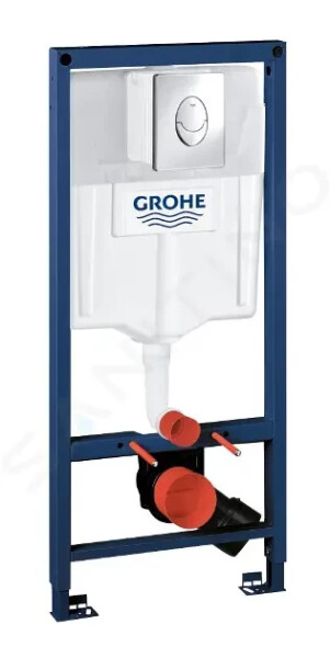 GROHE - Rapid SL Předstěnová instalace pro závěsné WC, tlačítko Skate Air, chrom 38763001