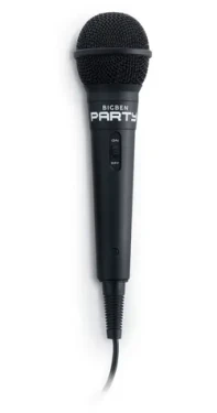 Bigben PARTYMIC Drátový mikrofon 4 m / 6.3 mm jack (8bpartymic)