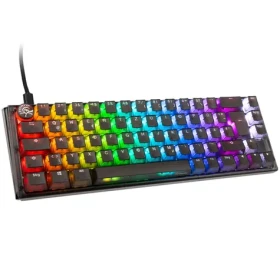 Ducky One 3 Aura Cherry MX-Blue černá / herní klávesnice / podsvícená / mechanická / drátová USB-C / DE (DKON2167ST-CDEPDABAAAC1)