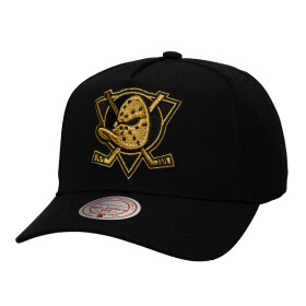 Mitchell & Ness Pánská kšiltovka Anaheim Ducks NHL Black and Gold Pro Snapback Vintage
