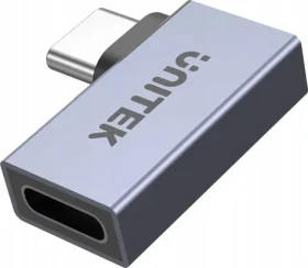 Unitek Adaptér USB-C na USB-C 90° plochý / Adaptér / 40 Gbps (A1040GY01)