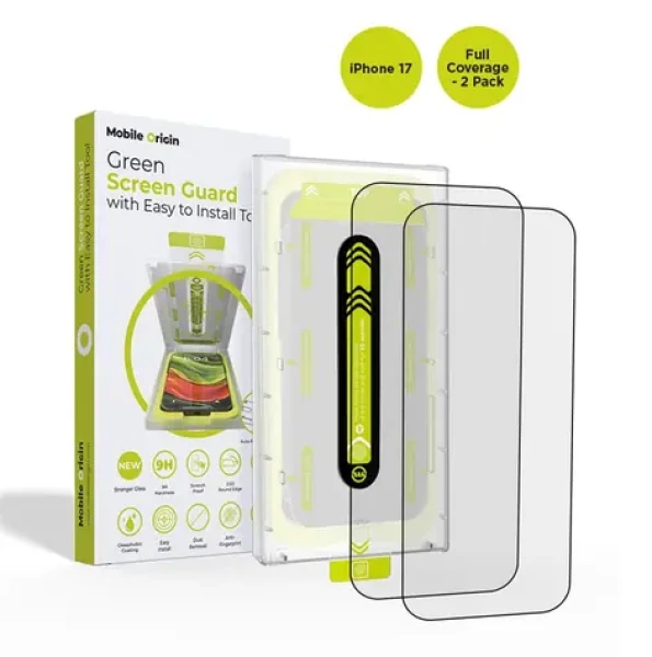 Mobile Origin Screen Guard pro Apple iPhone 17 / Ochranné sklo s aplikátorem / 2 kusy (SGA-F-i17-2pk)