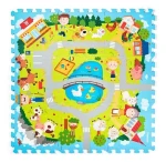 Pěnové puzzle Vesnice