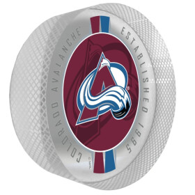 Mustang Puk Colorado Avalanche NHL Crystal Ribbon