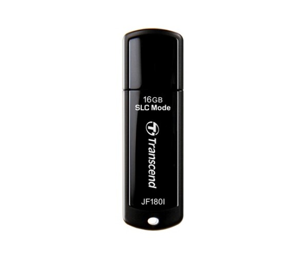 TRANSCEND Flash Disk 16GB JetFlash JF180I, SLC, USB 3.0 (R:155/W:135 MB/s), wide-temp, černá EDF_985191