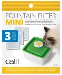 Catit Náhradní filtr pro fontánu Mini Flower / Filtr do fontány / aktivní uhlí / 3 ks (103-44005)